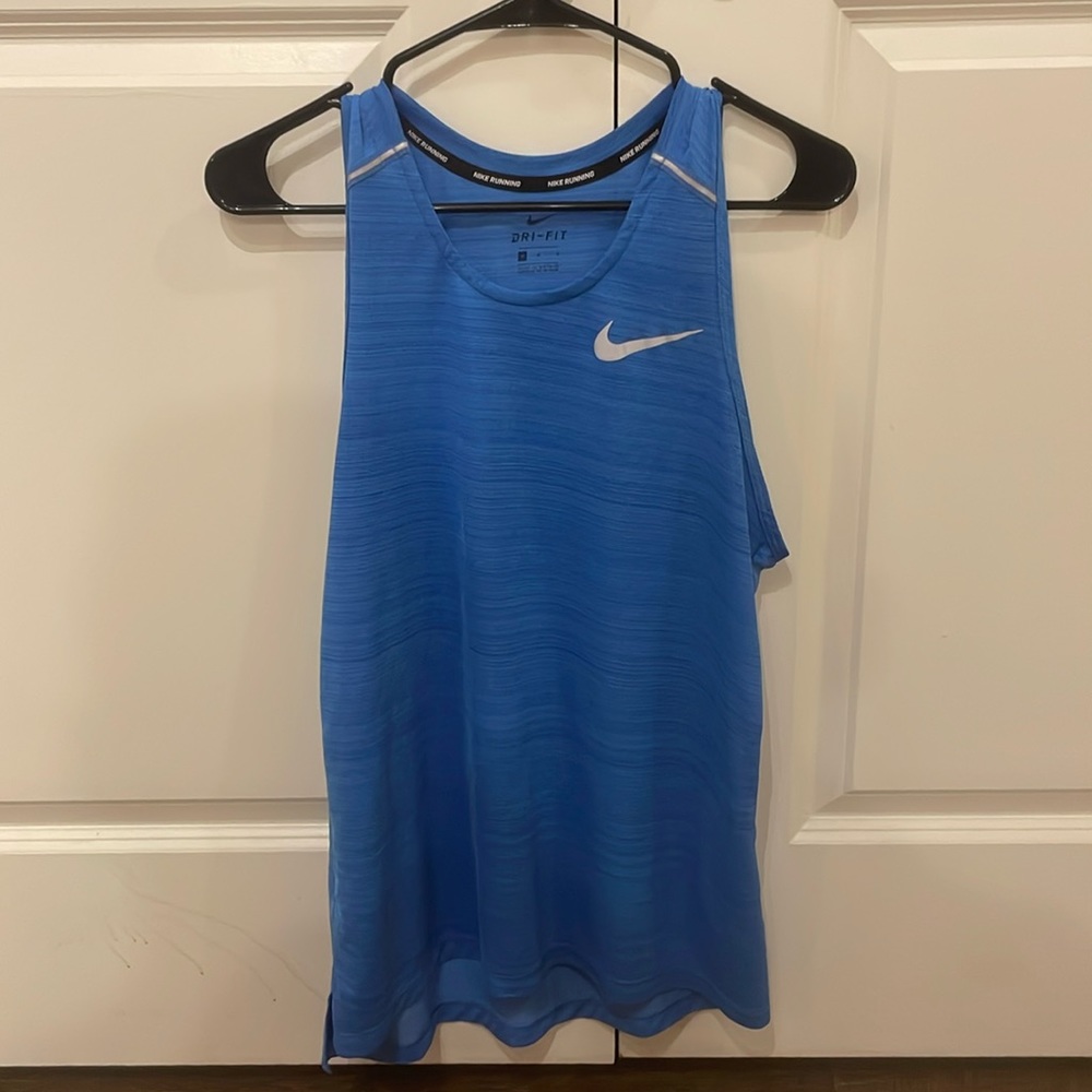 Nike Miler Running Tank - Light Blue